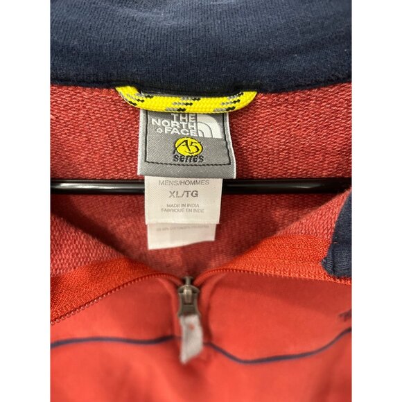 The North Face A5 Series Mens  Orange Red Quarter Zip Pullover XL - Picture 6 of 9